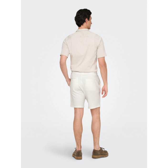 ONLY&SONS ONSKIAN LIFE REG SEERSUCKER SHORTS : Cloud Dancer | Freewear ONSKIAN LIFE REG SEERSUCKER SHORTS : - www.freewear.nl - Freewear