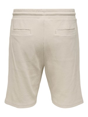 ONLY&SONS ONSCAL REG STRUCT PLEAT SHORTS Silver Lining | Freewear ONSCAL REG STRUCT PLEAT SHORTS - www.freewear.nl - Freewear