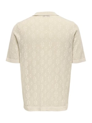 ONLY&SONS ONSKEN LIFE REG 12 SS SHIRT KNIT Moonstruck | Freewear ONSKEN LIFE REG 12 SS SHIRT KNIT - www.freewear.nl - Freewear