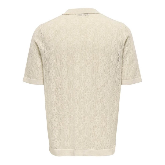 ONLY&SONS ONSKEN LIFE REG 12 SS SHIRT KNIT Moonstruck | Freewear ONSKEN LIFE REG 12 SS SHIRT KNIT - www.freewear.nl - Freewear