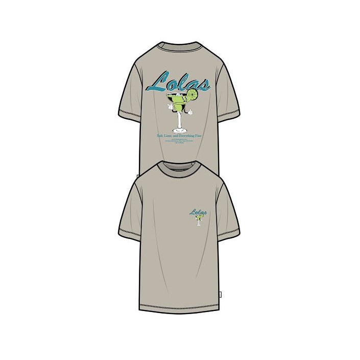 ONLY&SONS ONSKEANE RLX SS PRINT TEE NOOS Silver Lining/LOLAS | Freewear ONSKEANE RLX SS PRINT TEE NOOS - www.freewear.nl - Freewear