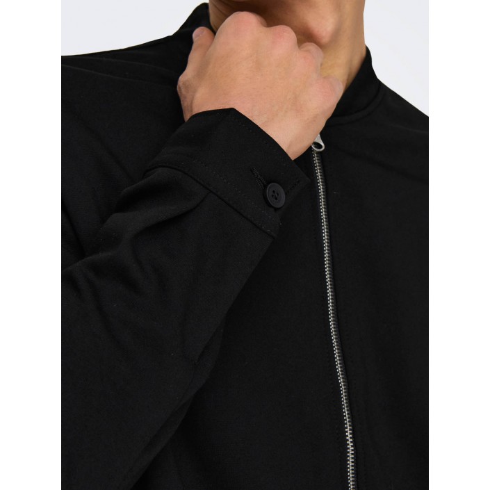 ONLY&SONS ONSMARK BOMBER 0209 NOOS Black | Freewear ONSMARK BOMBER 0209 NOOS - www.freewear.nl - Freewear
