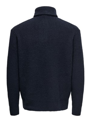 ONLY&SONS ONSFRAME RLX LS 1/2 ZIP HIGH NECK K: Dark Sapphire | Freewear ONSFRAME RLX LS 1/2 ZIP HIGH NECK K: - www.freewear.nl - Freewear