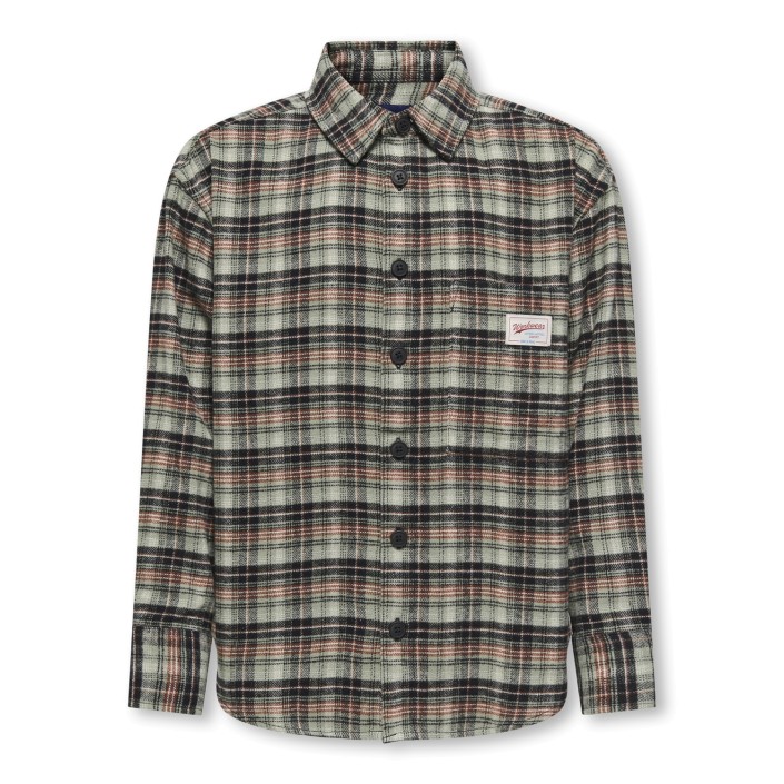 ONLY&SONS OSJJACK LS FLANNEL SHIRT WVN Sequoia/Jet Black/Antique White/ | Freewear OSJJACK LS FLANNEL SHIRT WVN - www.freewear.nl - Freewear
