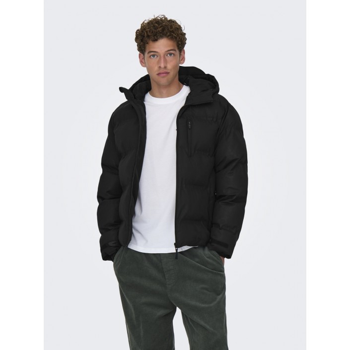 ONLY&SONS ONSMATHIS PUFFER OTW NOOS Black | Freewear ONSMATHIS PUFFER OTW NOOS - www.freewear.nl - Freewear