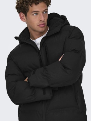 ONLY&SONS ONSMATHIS PUFFER OTW NOOS Black | Freewear ONSMATHIS PUFFER OTW NOOS - www.freewear.nl - Freewear