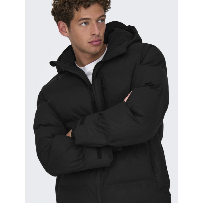 ONLY&SONS ONSMATHIS PUFFER OTW NOOS Black | Freewear ONSMATHIS PUFFER OTW NOOS - www.freewear.nl - Freewear
