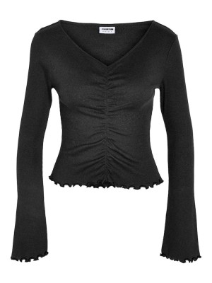 Noisy May NMRUBY L/S BELL TOP FWD Black | Freewear