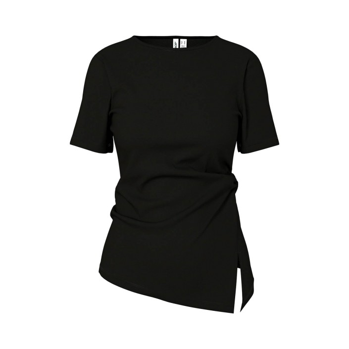 Bestseller Netherlan HDMADISON DRAPED SS TEE Black | Freewear HDMADISON DRAPED SS TEE - www.freewear.nl - Freewear