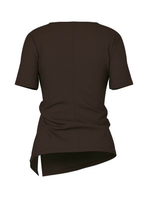 Bestseller Netherlan HDMADISON DRAPED SS TEE Coffee Bean | Freewear HDMADISON DRAPED SS TEE - www.freewear.nl - Freewear