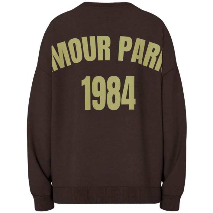 Bestseller Netherlan HDNANNA LS SWEAT Coffee Bean | Freewear HDNANNA LS SWEAT - www.freewear.nl - Freewear