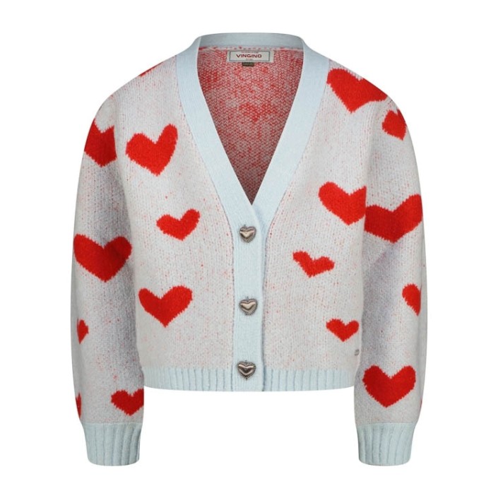 Vingino Manon Vest Ice light blue | Freewear Manon Vest - www.freewear.nl - Freewear