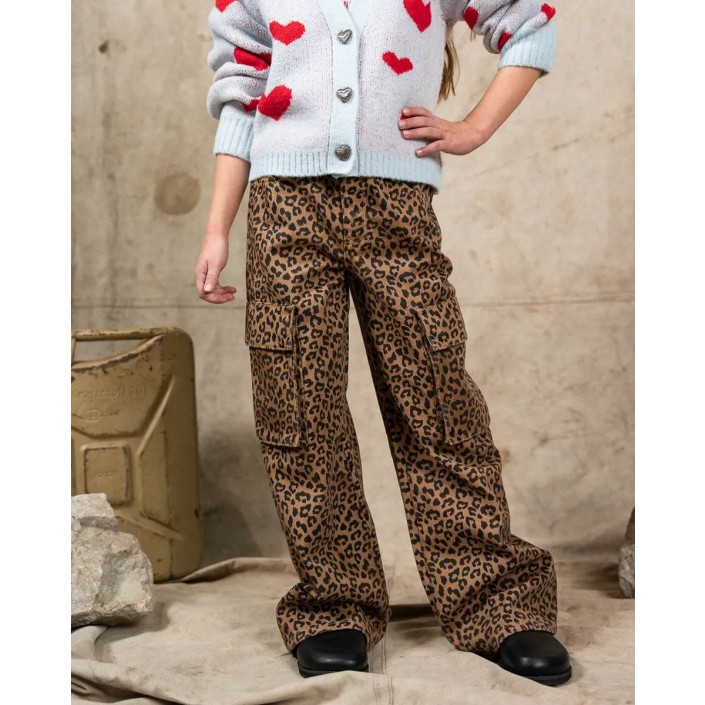 Vingino Cassie Cargo Sand Animal | Freewear Cassie Cargo - www.freewear.nl - Freewear