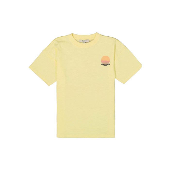 Garcia C52606_girls T-shirt ss 8892-soft lemon | Freewear C52606_girls T-shirt ss - www.freewear.nl - Freewear