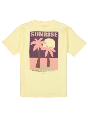 Garcia C52606_girls T-shirt ss 8892-soft lemon | Freewear C52606_girls T-shirt ss - www.freewear.nl - Freewear