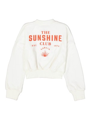 Garcia C52651_girls sweat cardigan 53-off white | Freewear C52651_girls sweat cardigan - www.freewear.nl - Freewear