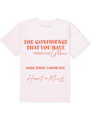Garcia E52604_girls T-shirt ss 394-soft pink | Freewear E52604_girls T-shirt ss - www.freewear.nl - Freewear