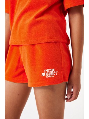 Garcia E52734_girls short 6095-manderin red | Freewear E52734_girls short - www.freewear.nl - Freewear