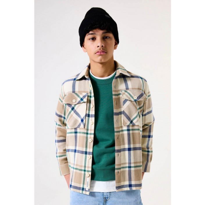 Garcia H53431_boys overshirt 5911-conifer | Freewear H53431_boys overshirt - www.freewear.nl - Freewear
