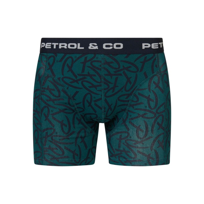 Petrol Industries Men Underwear Boxer Emerald Green | Freewear Men Underwear Boxer - www.freewear.nl - Freewear