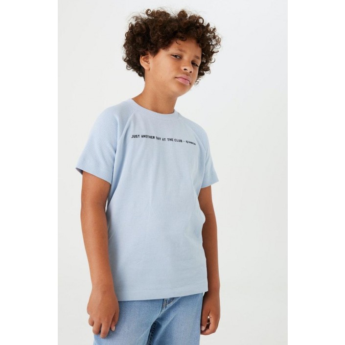 Garcia N43606_boys T-shirt ss 9259-pale blue | Freewear N43606_boys T-shirt ss - www.freewear.nl - Freewear
