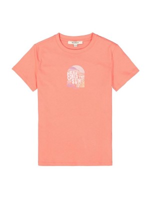Garcia Q42401_girls T-shirt ss 7300-grapefruit | Freewear Q42401_girls T-shirt ss - www.freewear.nl - Freewear