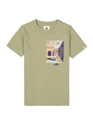 Garcia Q43400_boys T-shirt ss 8425-garden green | Freewear Q43400_boys T-shirt ss - www.freewear.nl - Freewear