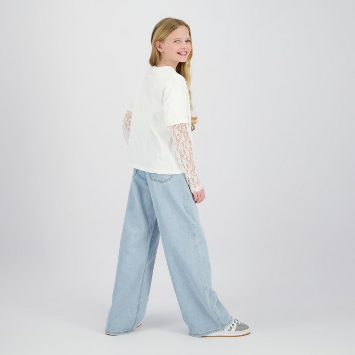 Raizzed Tanya T-shirt Sugar white | Freewear Tanya T-shirt - www.freewear.nl - Freewear