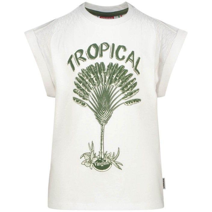 Vingino Halia T-shirt Real White | Freewear Halia T-shirt - www.freewear.nl - Freewear