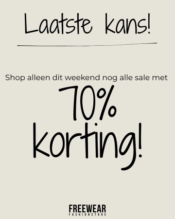 LAATSTE RONDE SALE! 🩷
Alleen dit weekend shop je de sale nog...