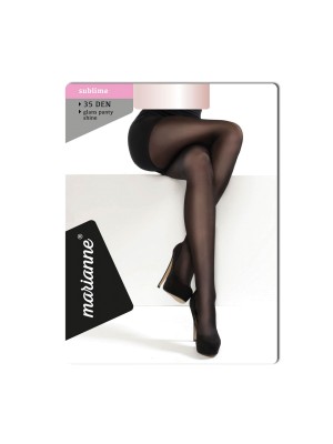 Freewear Panty Marianne 35d glans zwart | Freewear Panty Marianne 35d glans - www.freewear.nl - Freewear