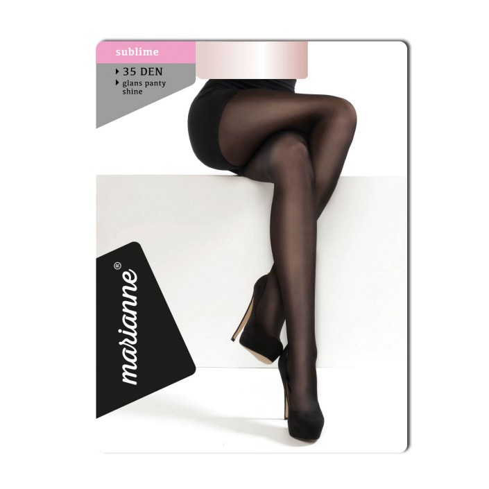 Freewear Panty Marianne 35d glans zwart | Freewear Panty Marianne 35d glans - www.freewear.nl - Freewear