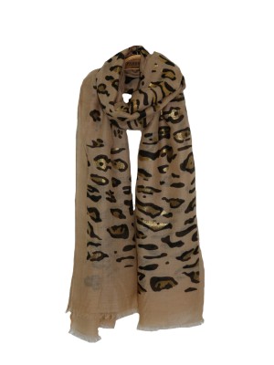 Freewear Sjaal animal taupe | Freewear