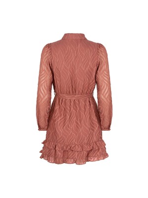 Lofty Manner Dress Emani dark pink | Freewear Dress Emani - www.freewear.nl - Freewear