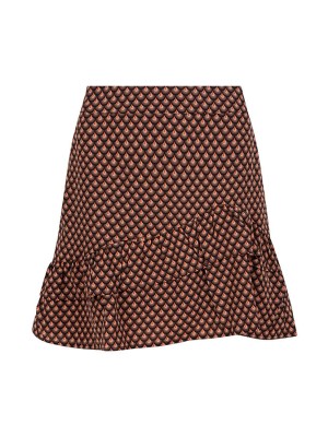 Lofty Manner Skirt Camila abstract print | Freewear Skirt Camila - www.freewear.nl - Freewear