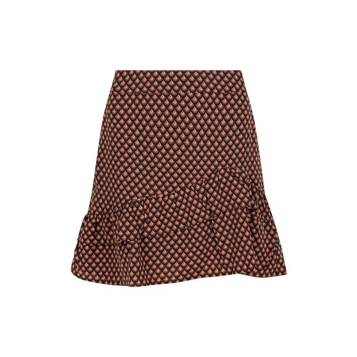 Lofty Manner Skirt Camila abstract print | Freewear Skirt Camila - www.freewear.nl - Freewear