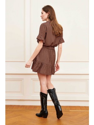 Lofty Manner Skirt Camila abstract print | Freewear Skirt Camila - www.freewear.nl - Freewear