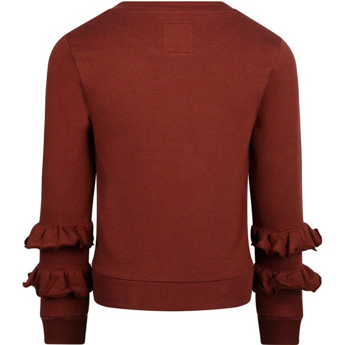 Koko Noko Ki Sweater ls brique red | Freewear Ki Sweater ls - www.freewear.nl - Freewear