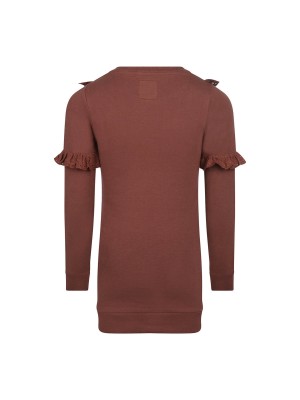 Koko Noko Ki Dress ls brique red | Freewear Ki Dress ls - www.freewear.nl - Freewear