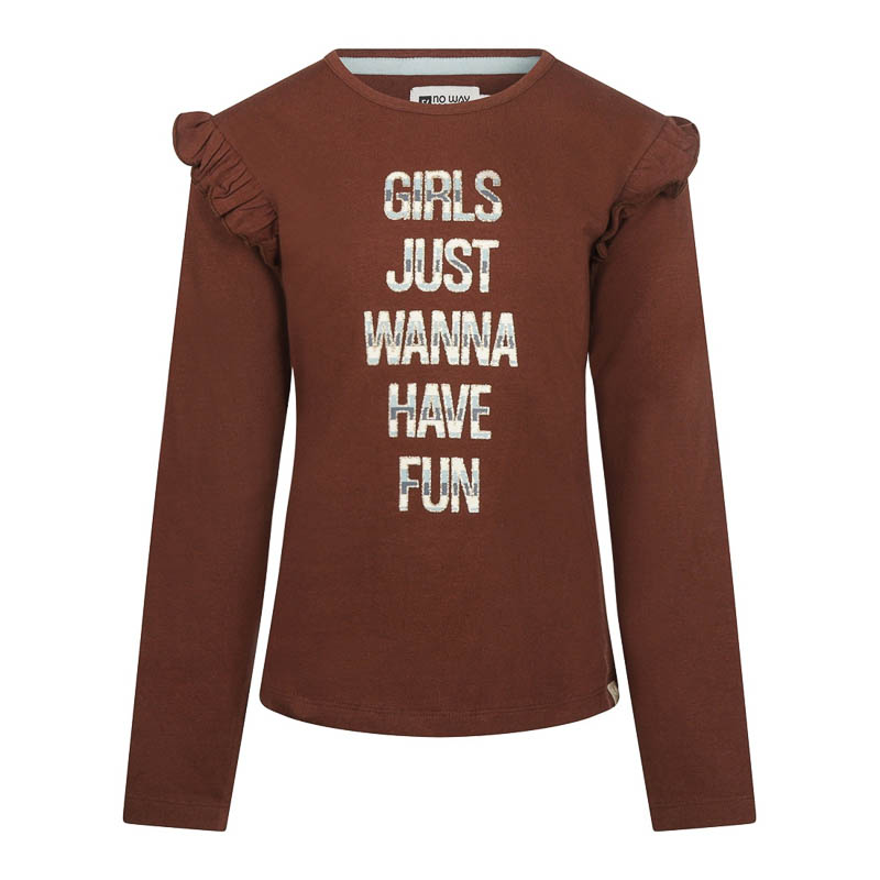 No Way Monday S-GIRLS Meisjes T-shirt - Maat 152