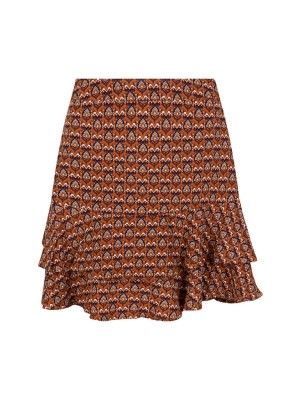 Lofty Manner Skirt Gia orange arches print | Freewear