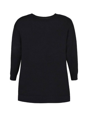 Ze-Ze Pullover uni zwart | Freewear Pullover uni - www.freewear.nl - Freewear