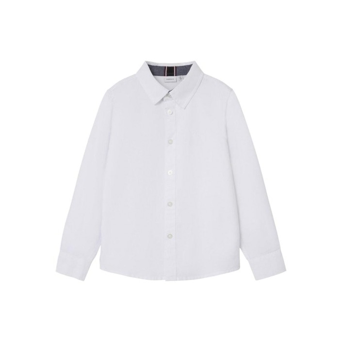NAME IT KIDS NKMNEWSA LS SHIRT NOOS Bright White | Freewear NKMNEWSA LS SHIRT NOOS - www.freewear.nl - Freewear