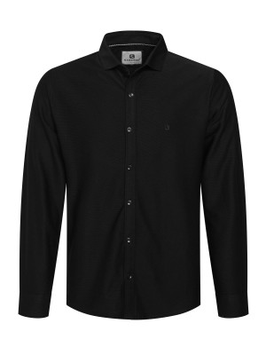 Gabbiano Overhemd premium Ottoman black | Freewear Overhemd premium Ottoman - www.freewear.nl - Freewear