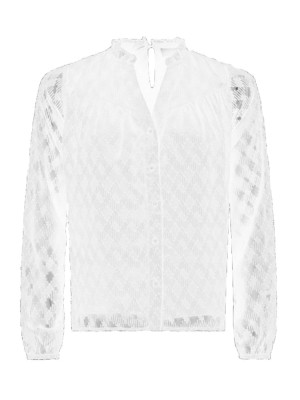Lofty Manner Blouse Jordyn white | Freewear Blouse Jordyn - www.freewear.nl - Freewear