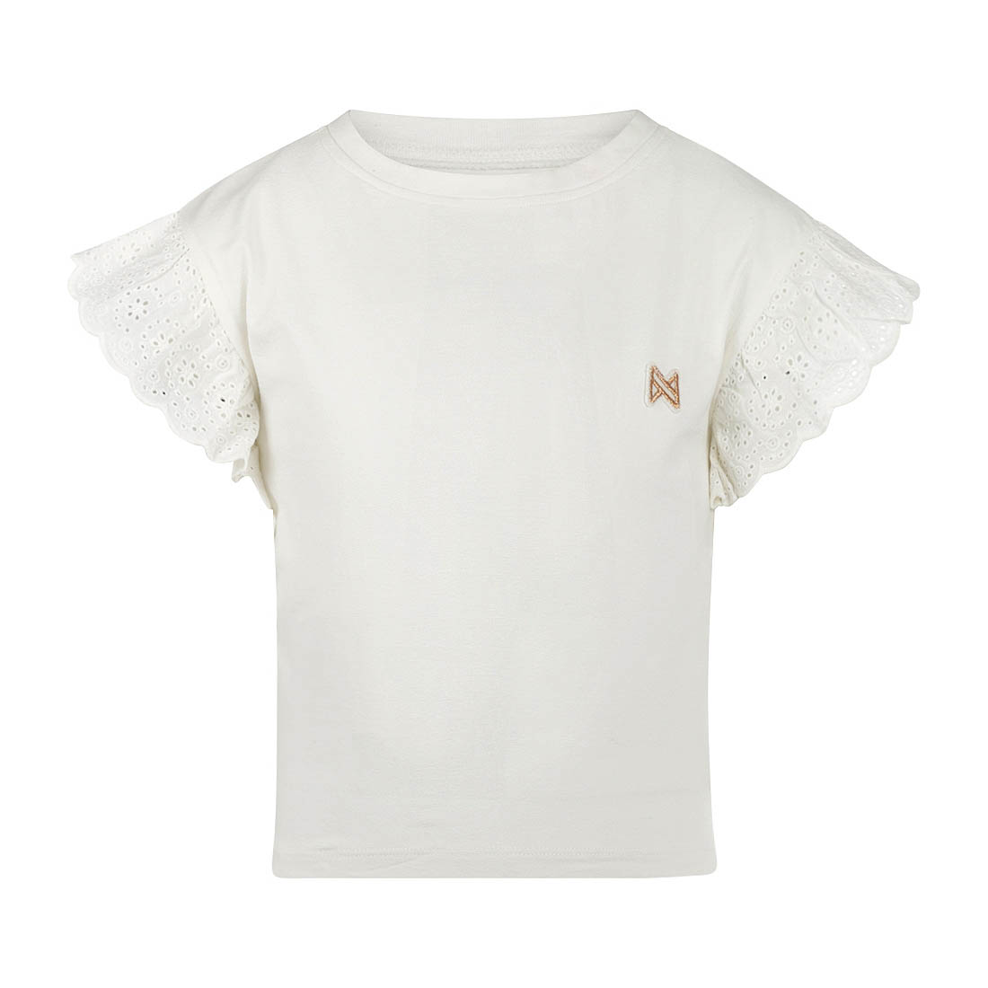 Koko Noko R-girls 4 Meisjes T-shirt - Off-white - Maat 122