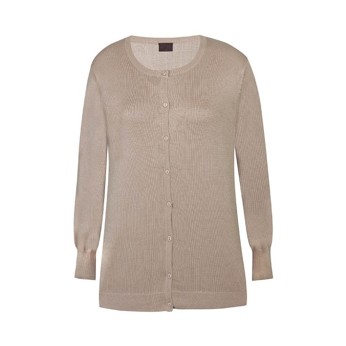 Ze-Ze Cardigan Norma zand | Freewear Cardigan Norma - www.freewear.nl - Freewear