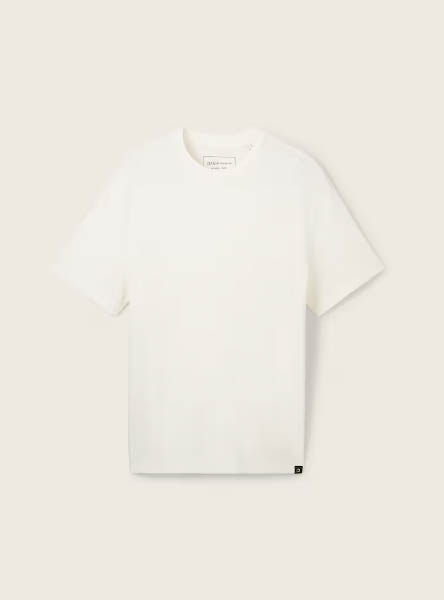 Tom Tailor Relaxed Structured T shirt