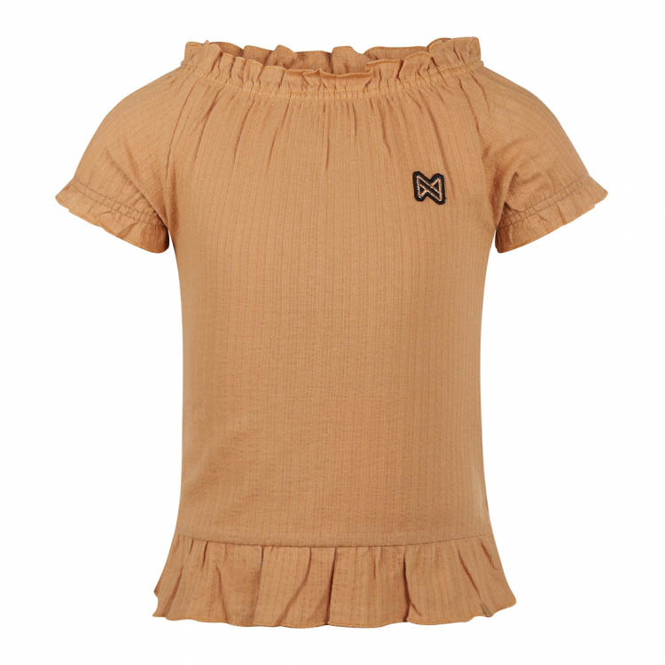 Koko Noko R-girls 1 Meisjes T-shirt - Camel - Maat 128