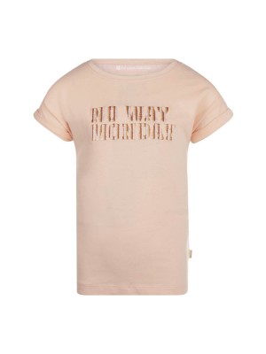 No Way Monday Ki T-shirt ss faded peach | Freewear Ki T-shirt ss - www.freewear.nl - Freewear